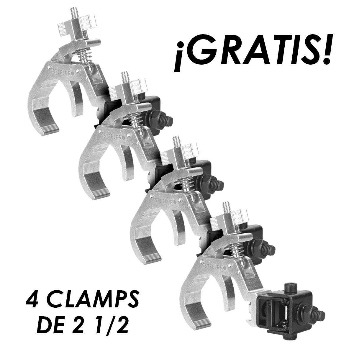 Foto 3 pulgar | Case Cabeza Movil Beam 7r Tour Dmx + Arcoiris Luz Escenario Dj Steelpro Gratis 4 Pro Clamps Steelpro