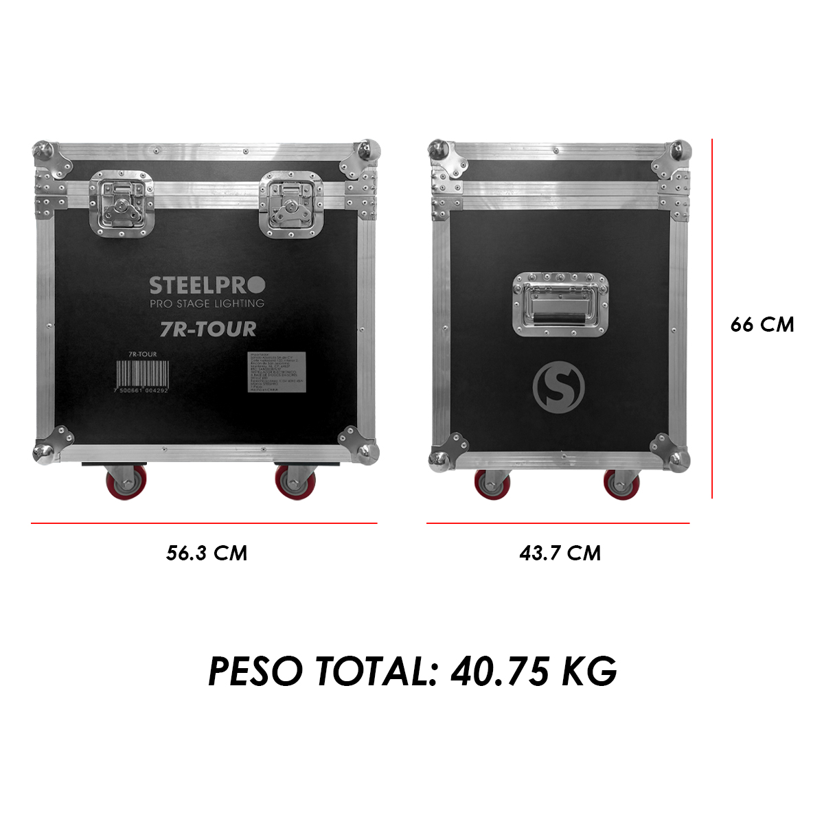 Foto 7 | Case Cabeza Movil Beam 7r Tour Dmx + Arcoiris Luz Escenario Dj Steelpro Gratis 4 Pro Clamps Steelpro