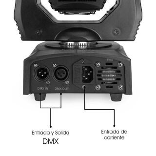 Foto 3 | Steelpro -cabeza Movil 90w Con Aro Rgb 3, 8 Gobos