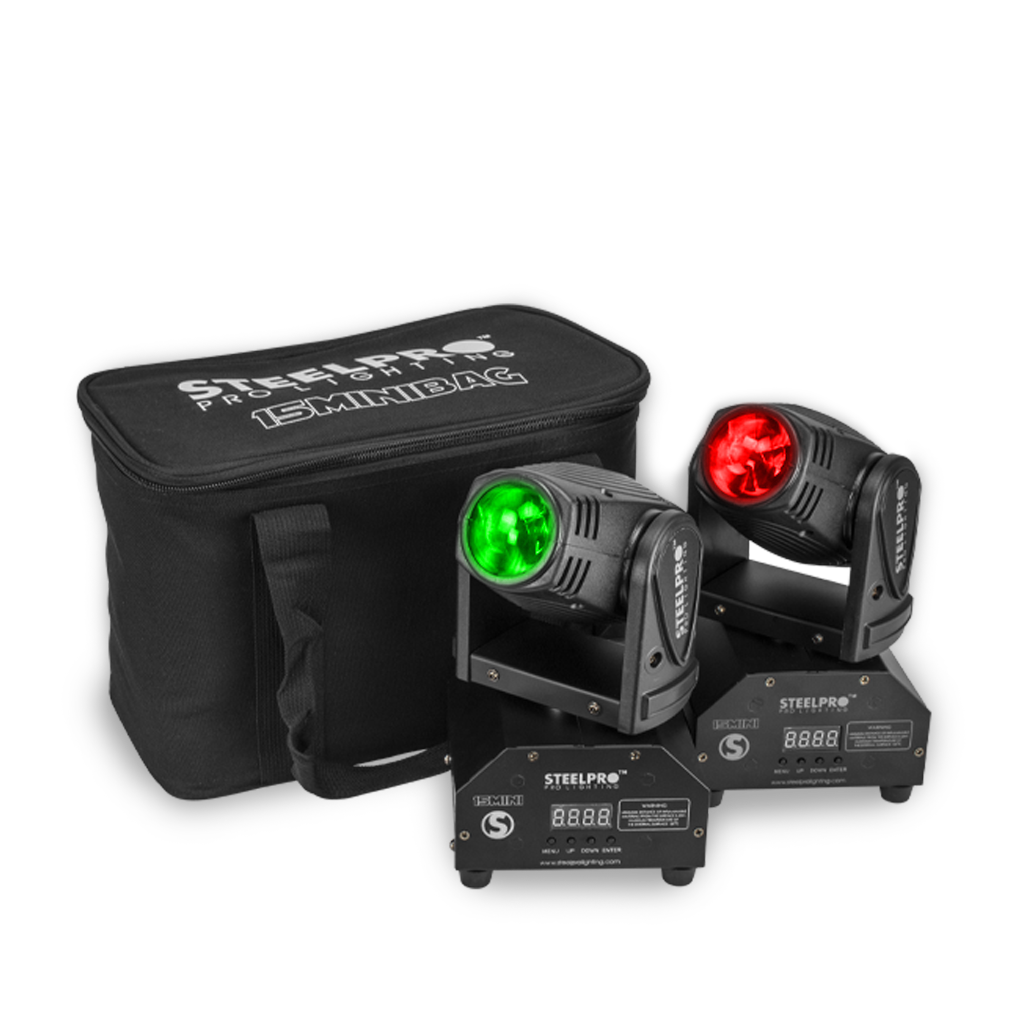 Foto 1 | Steelpro Maleta Con 2 Mini Cabezas Móvil Beam Rgbw, 4 En 1