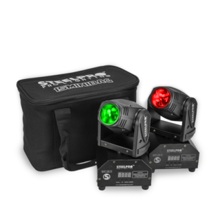 Foto 1 | Steelpro Maleta Con 2 Mini Cabezas Móvil Beam Rgbw, 4 En 1