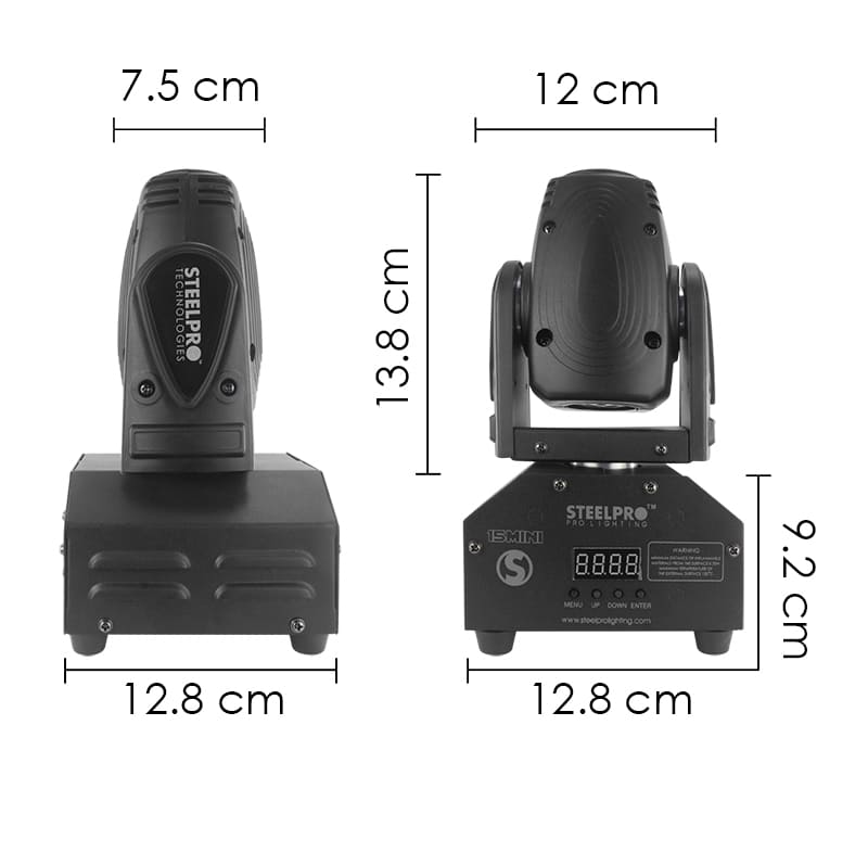 Foto 4 pulgar | Steelpro Maleta Con 2 Mini Cabezas Móvil Beam Rgbw, 4 En 1