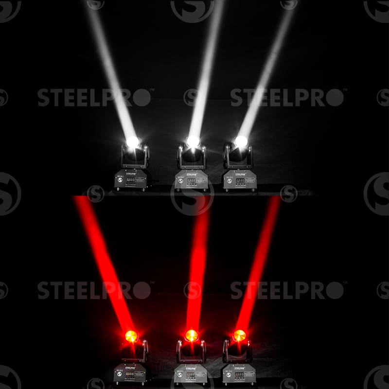 Foto 6 pulgar | Steelpro Maleta Con 2 Mini Cabezas Móvil Beam Rgbw, 4 En 1