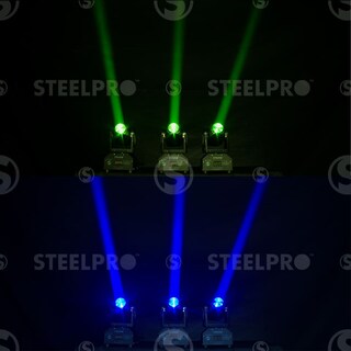 Foto 6 | Steelpro Maleta Con 2 Mini Cabezas Móvil Beam Rgbw, 4 En 1
