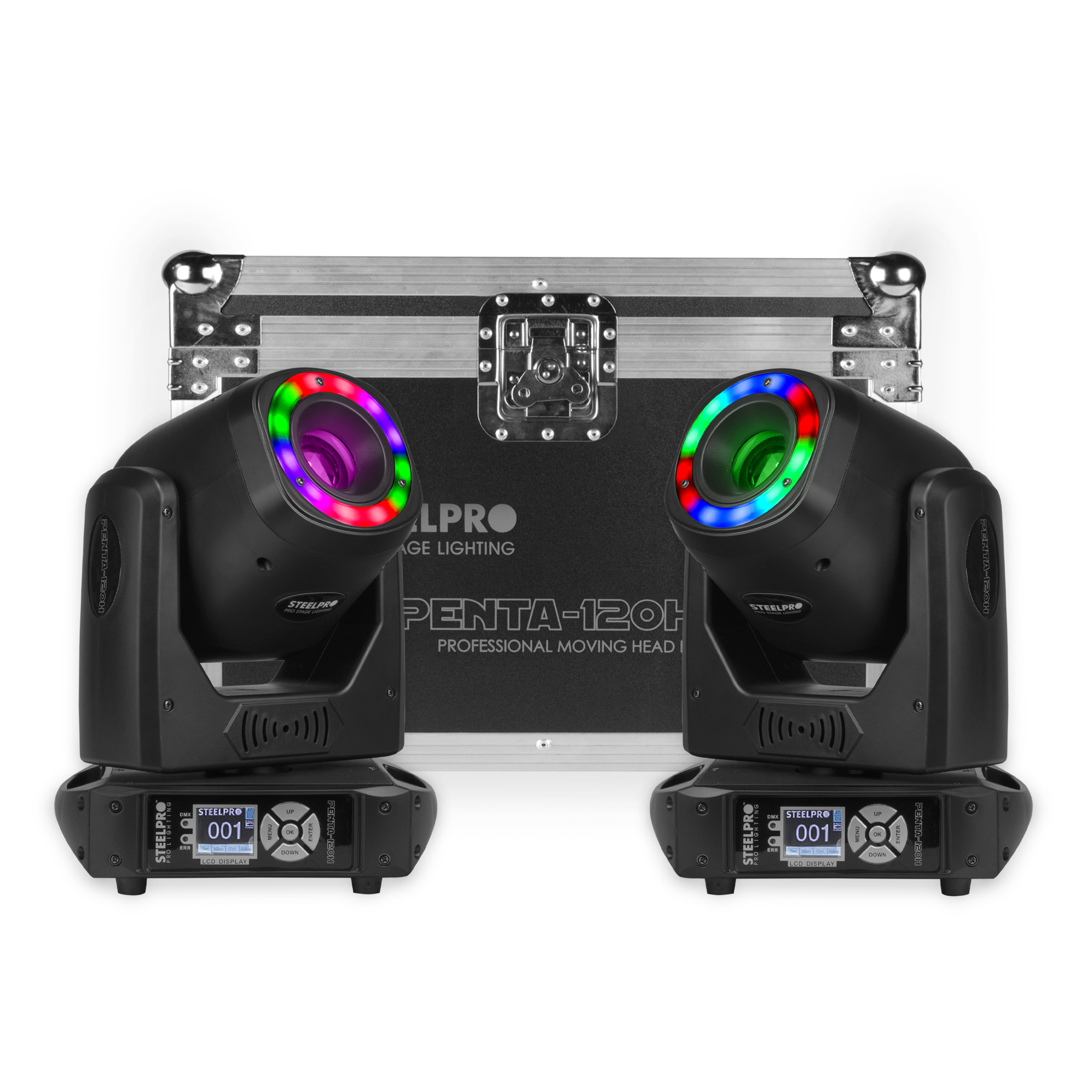 Foto 4 pulgar | Cabeza Móvil Spot 120w Prisma 5 Caras Aro Smd Case Steelpro