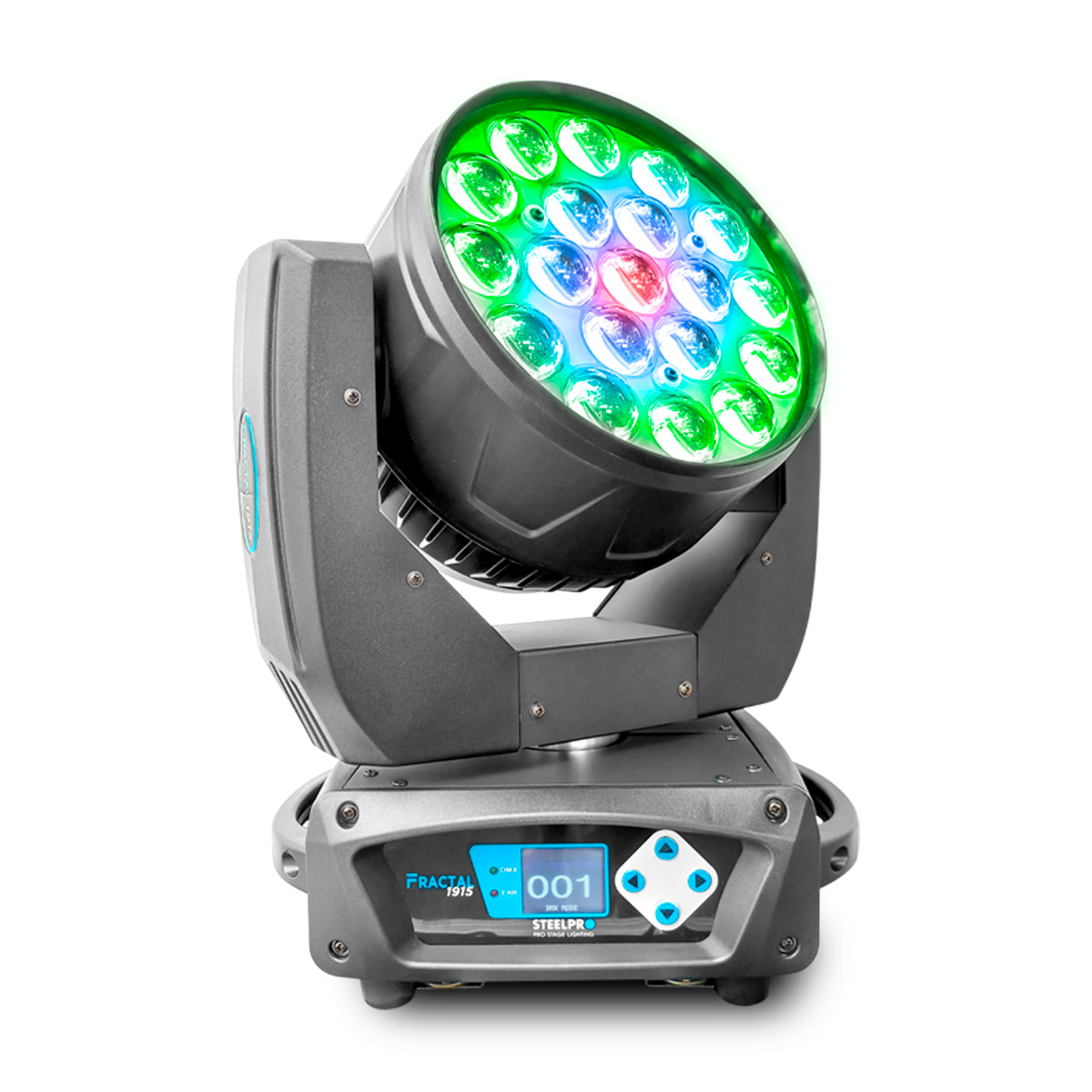 Foto 5 pulgar | Case Cabezas Robóticas Led 19x15w Rgbw Efecto Wash Steelpro