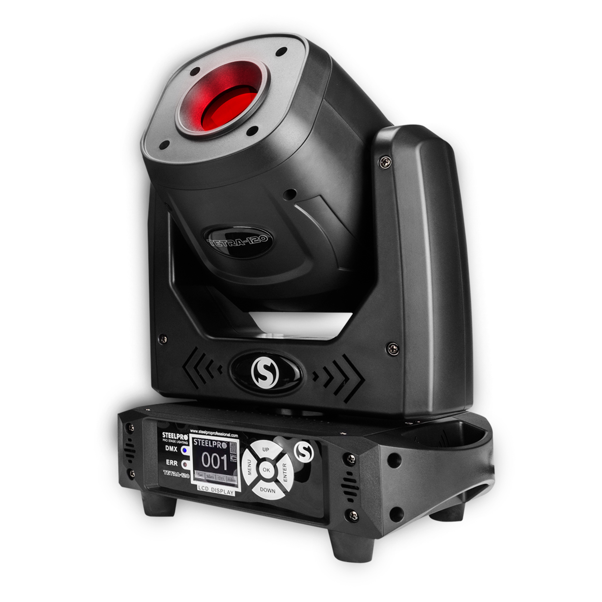 Foto 3 pulgar | Cabeza Movil Case 2pza 120w Prisma Gobo Rotatorio Steelpro