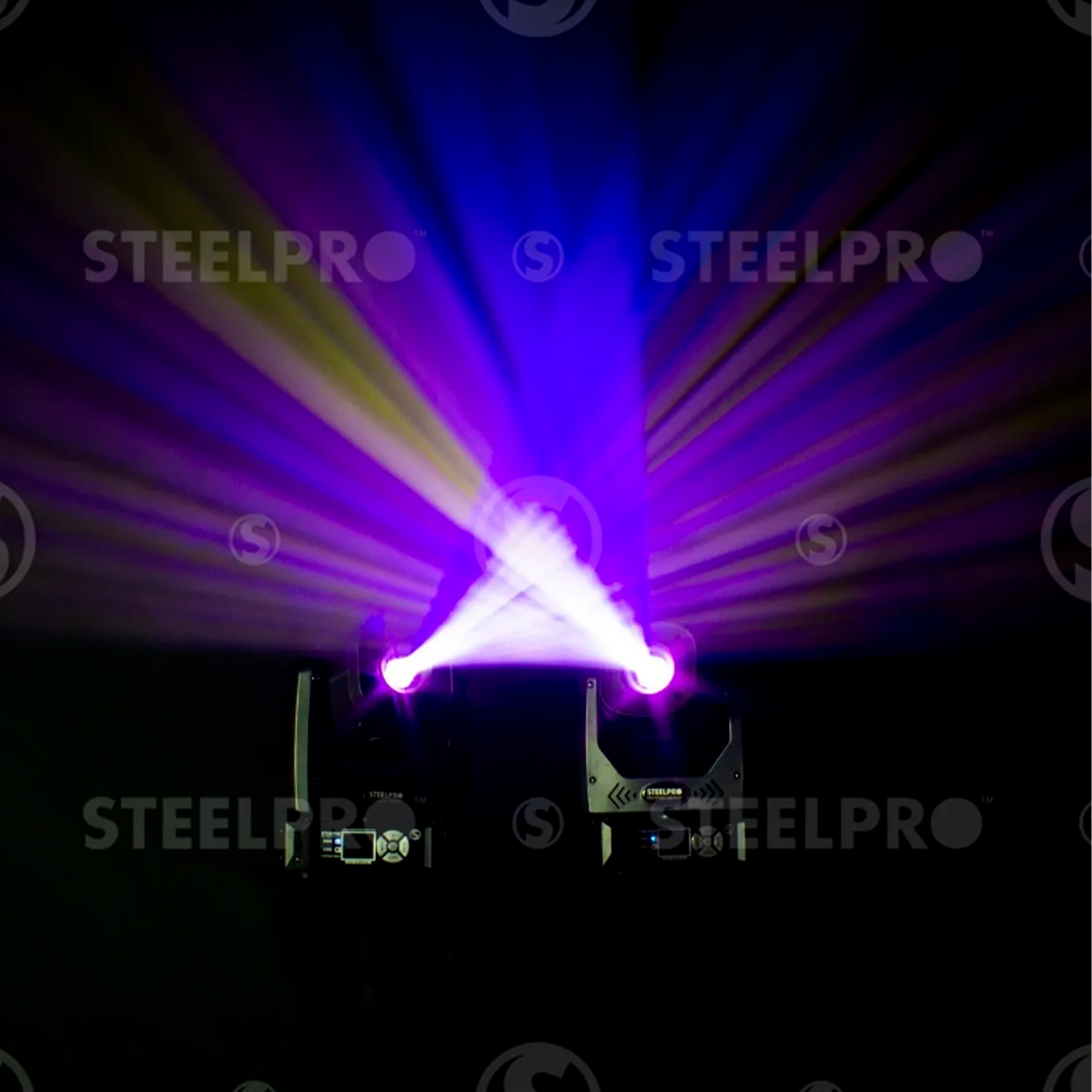 Foto 9 pulgar | Cabeza Movil Case 2pza 120w Prisma Gobo Rotatorio Steelpro