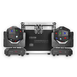 Foto 1 | Luz De Escenario Profesional Case 2 Cabezas Magicball Moviles Led Profesionales Rgbw Beam Laser Estrobo Dj Dmx512 Stee