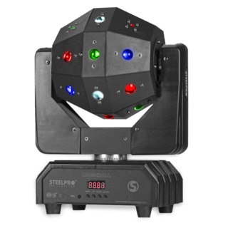Foto 3 | Luz De Escenario Profesional Case 2 Cabezas Magicball Moviles Led Profesionales Rgbw Beam Laser Estrobo Dj Dmx512 Stee
