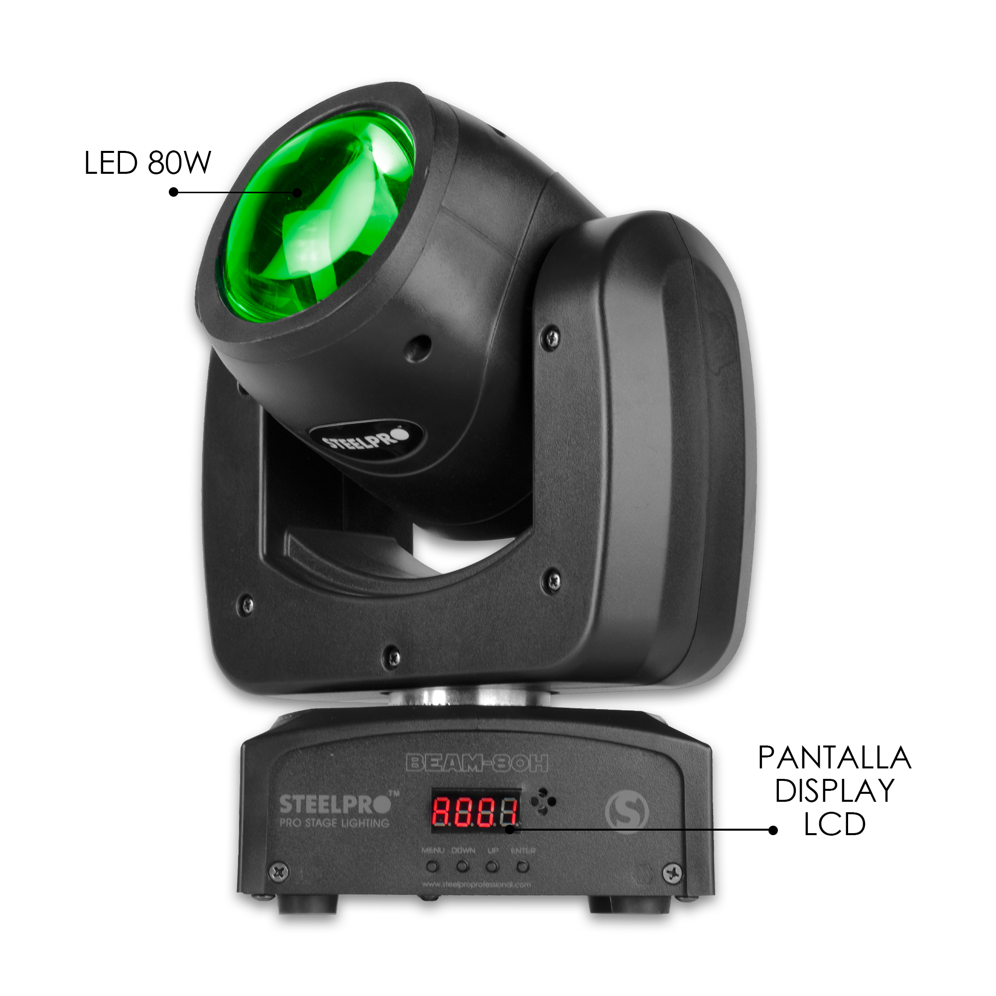 Foto 3 | Foco Móvil Led Steelpro Bag 80W RGBW con 2 Cabezas y Función Strobo