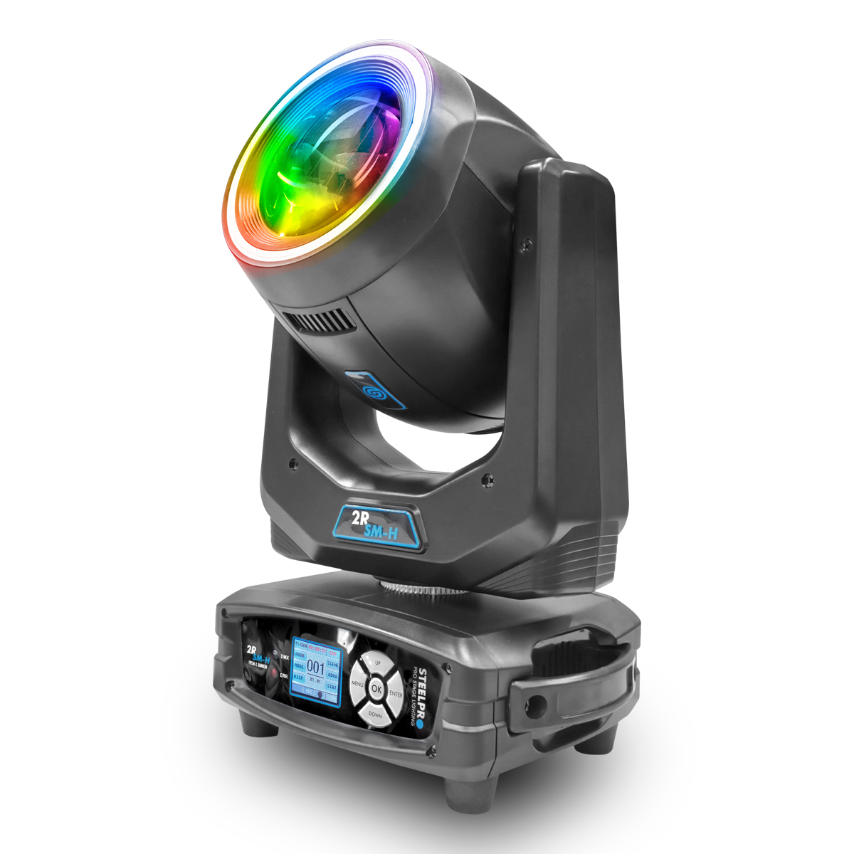 Foto 3 pulgar | Case 2 Cabezas Móviles Led Beam Profesional Rainbow Steelpro