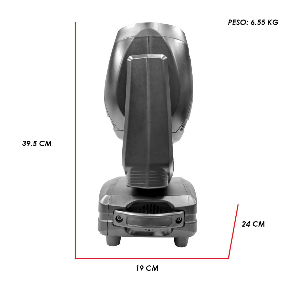 Foto 4 pulgar | Case 2 Cabezas Móviles Led Beam Profesional Rainbow Steelpro