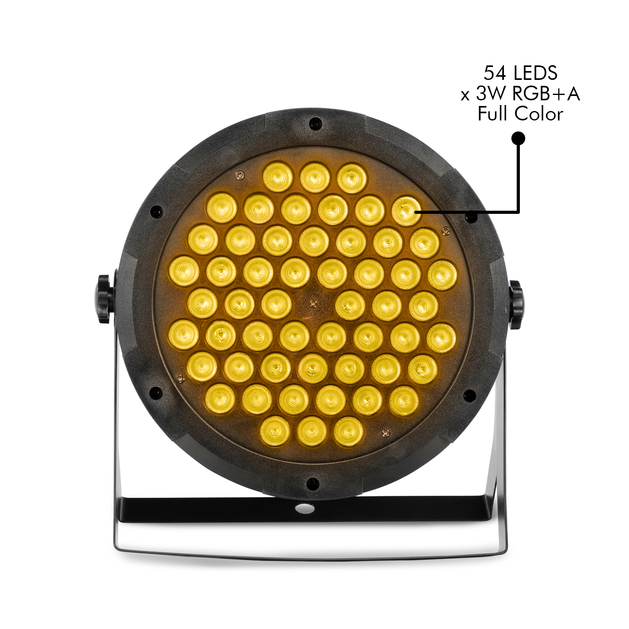 Foto 4 pulgar | Cañón Led Par 54 Led X 3w Rgb + Ambar Full Color - Steelpro