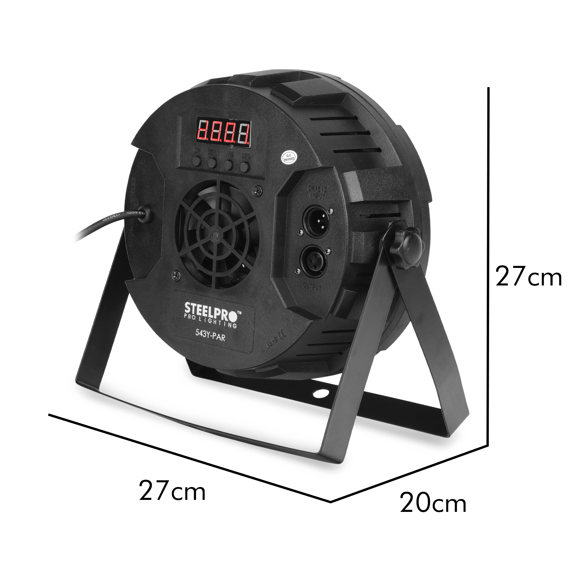 Foto 5 pulgar | Cañón Led Par 54 Led X 3w Rgb + Ambar Full Color - Steelpro