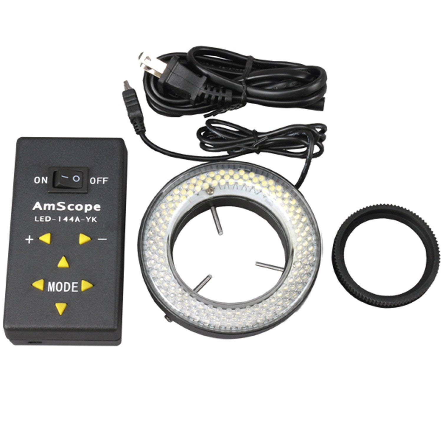Foto 2 pulgar | Lámpara De Anillo Para Microscopio Amscope Led-144a 144-led Con Adaptador - Venta Internacional.