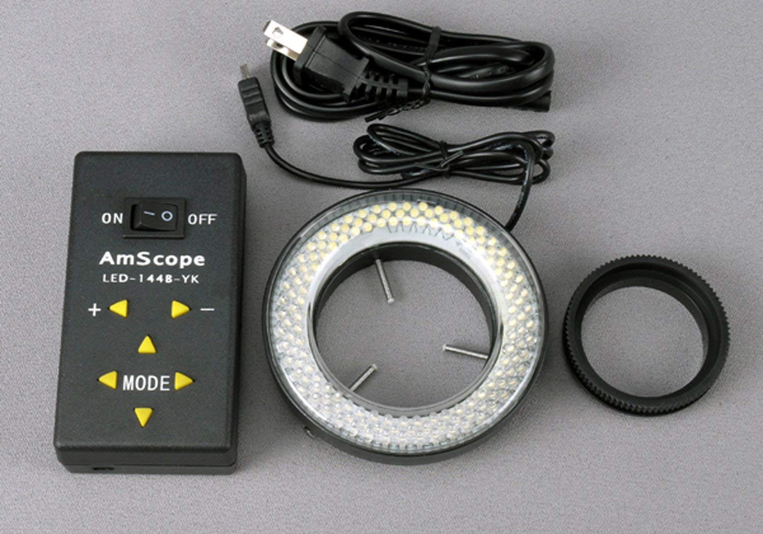 Foto 3 pulgar | Lámpara De Anillo Para Microscopio Amscope Led-144a 144-led Con Adaptador - Venta Internacional.