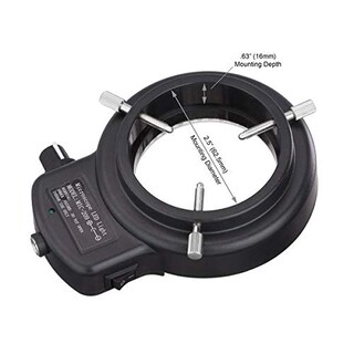 Foto 3 | Lámpara De Anillo Para Microscopio Amscope Led-144a 144-led Con Adaptador - Venta Internacional.