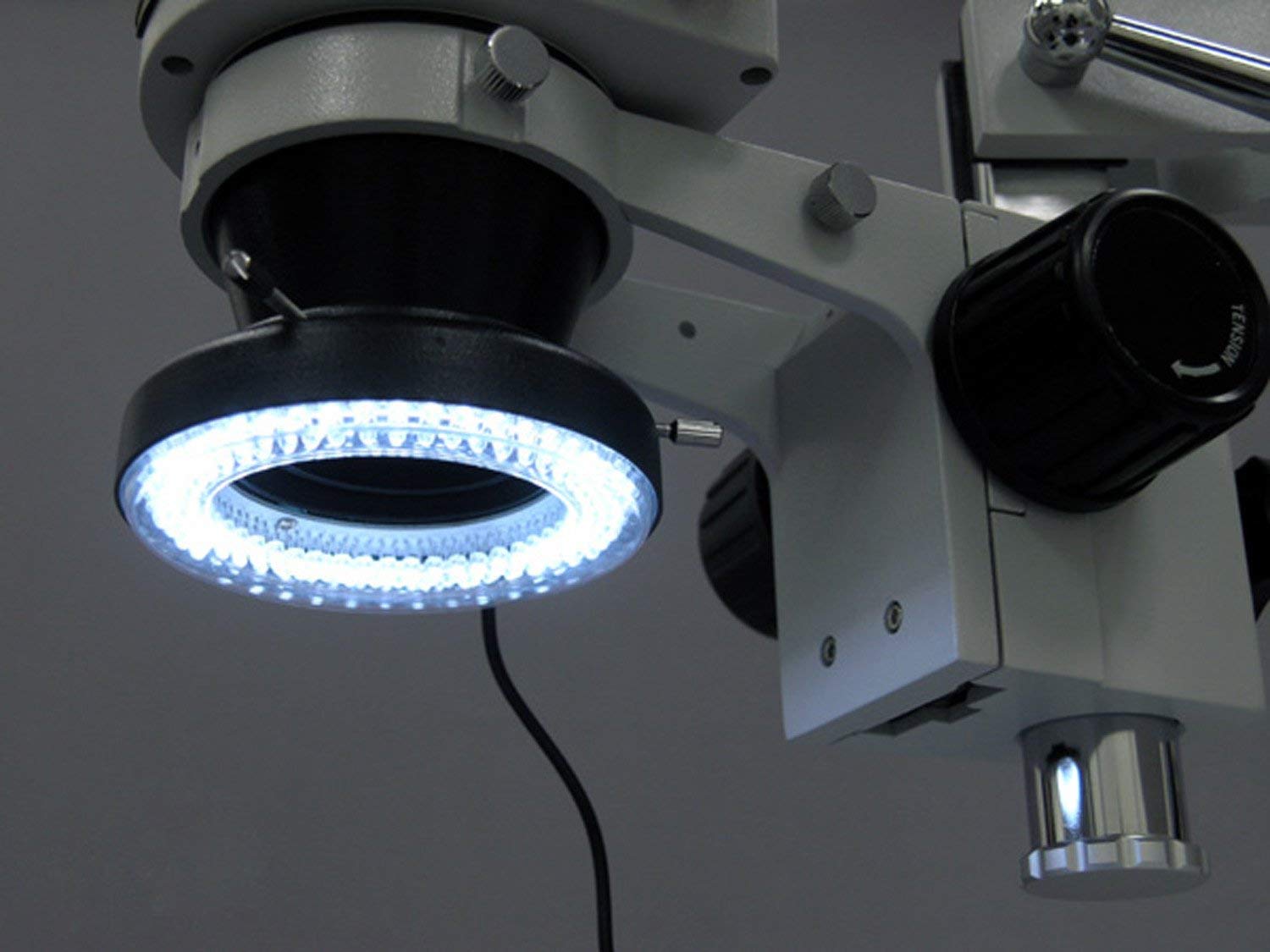 Foto 6 pulgar | Lámpara De Anillo Para Microscopio Amscope Led-144a 144-led Con Adaptador - Venta Internacional.