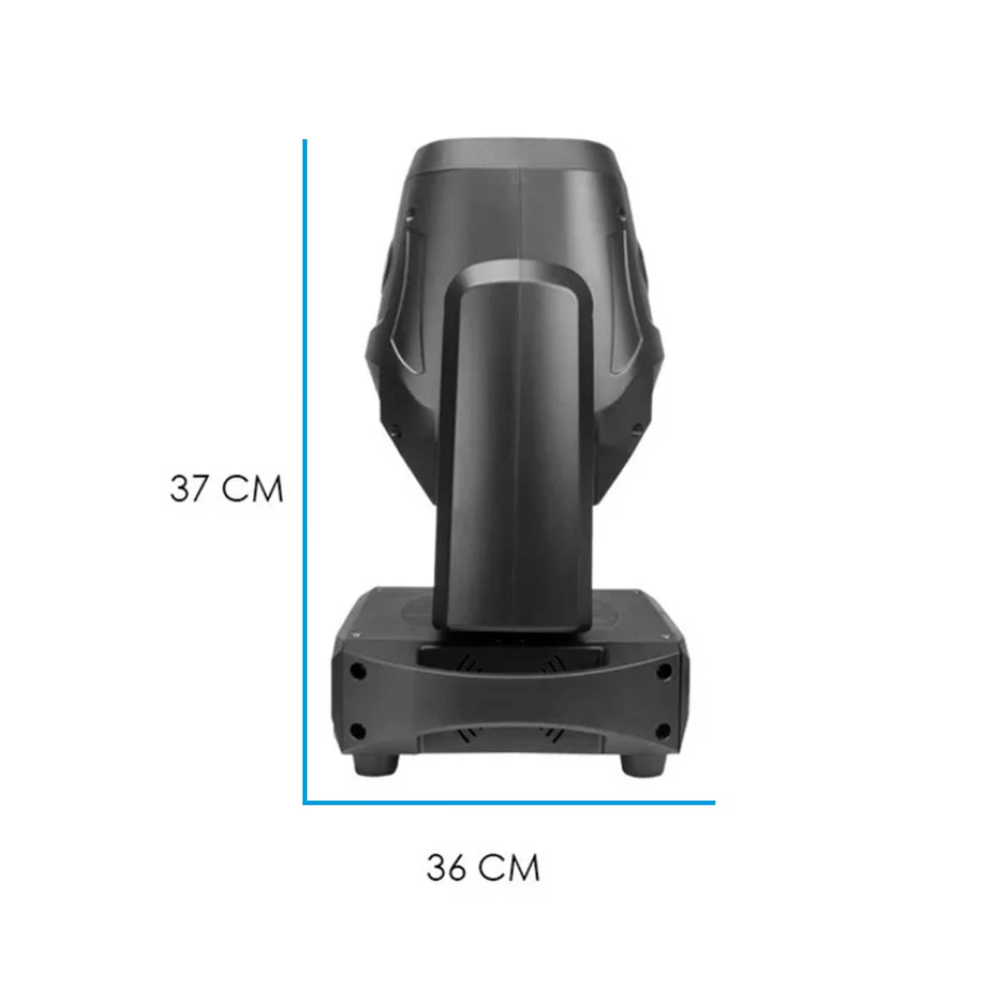 Foto 3 | Luz Escenario Cabeza Móvil Spot Con Gobos 90 Watts Dmx Audioritmico Aro Smd
