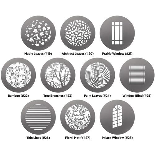 Foto 5 pulgar | Gobo Pack Westcott Environmental Designs For Optical Spot - Venta Internacional.