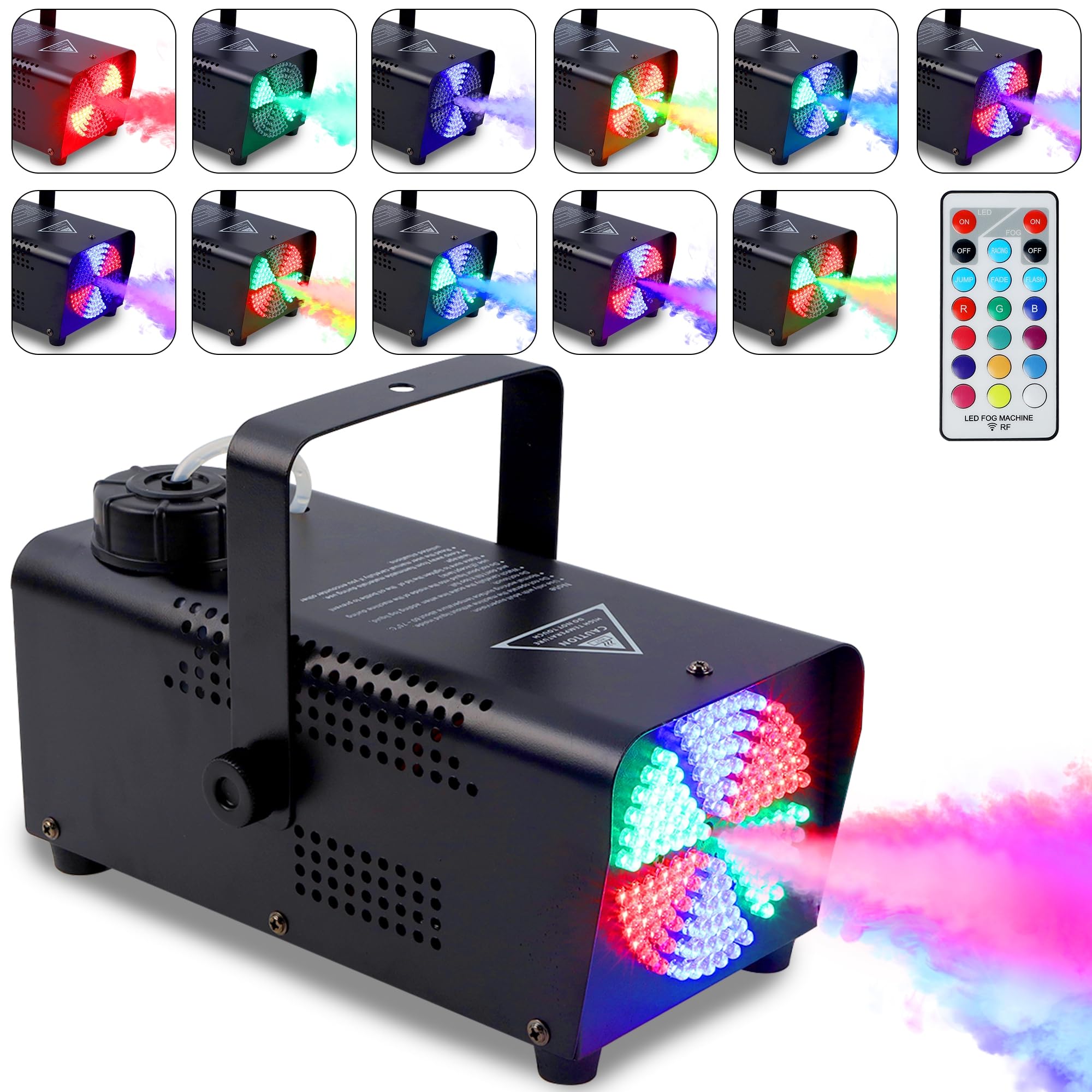 Foto 2 pulgar | Máquina De Niebla Atdawn Con 126 Luces Led De 520 Ml Y 500 W - Venta Internacional.
