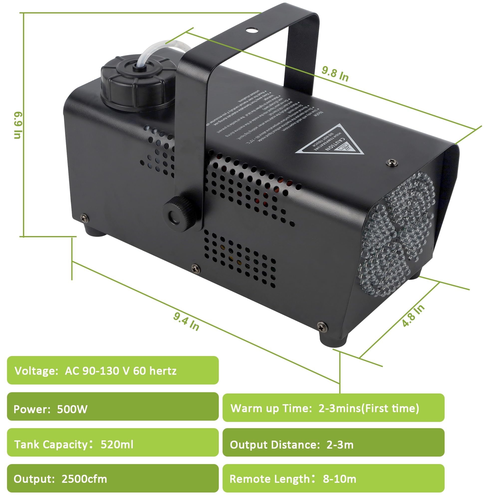 Foto 4 pulgar | Máquina De Niebla Atdawn Con 126 Luces Led De 520 Ml Y 500 W - Venta Internacional.