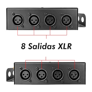 Foto 3 | Luz De Escenario Led Divisor De Señal Splitter Steelpro Mod: W2-link_8 Luces Color Blanco