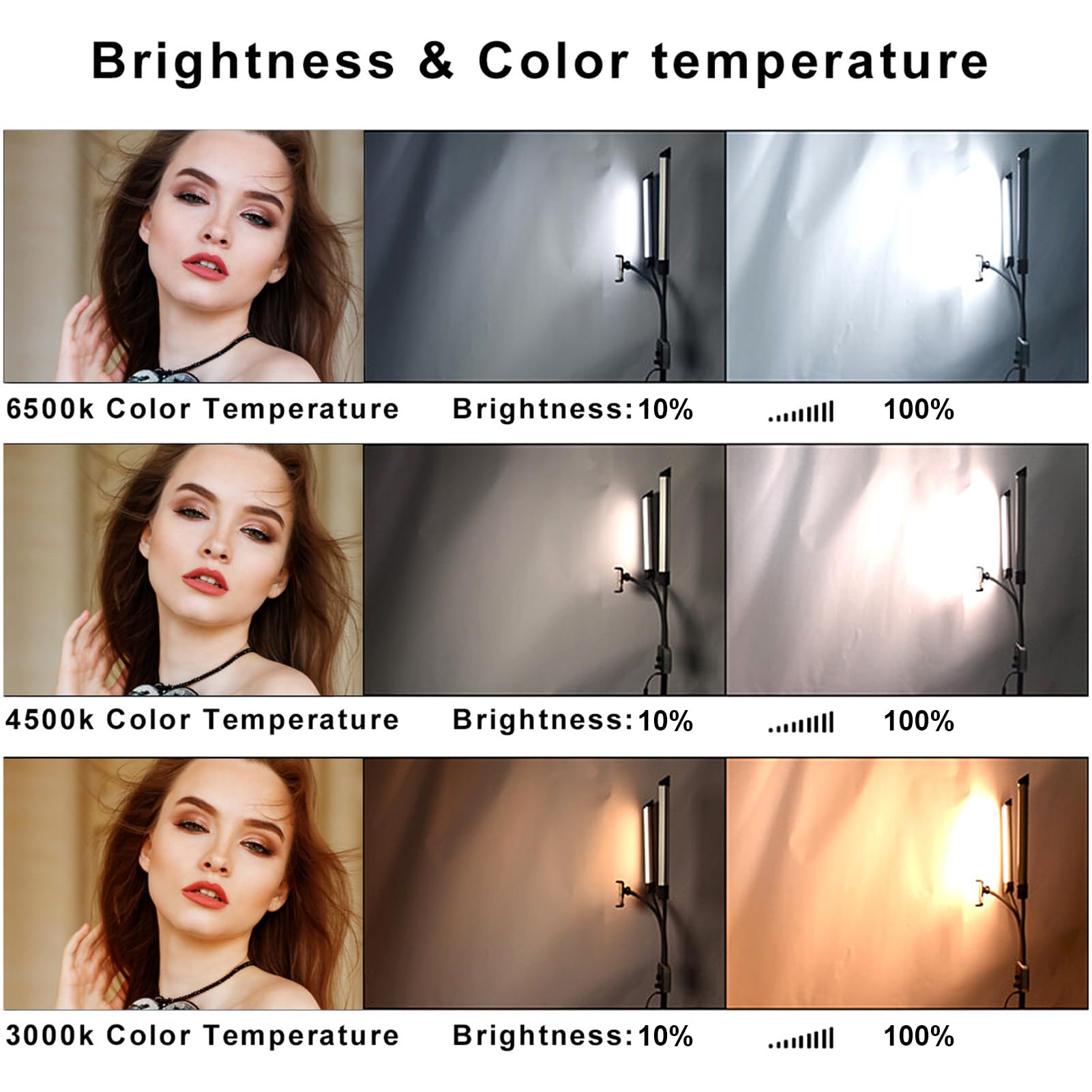 Foto 7 | Luz Estética Andover De 45 W  Bicolor Regulable Con Trípode - Venta Internacional.