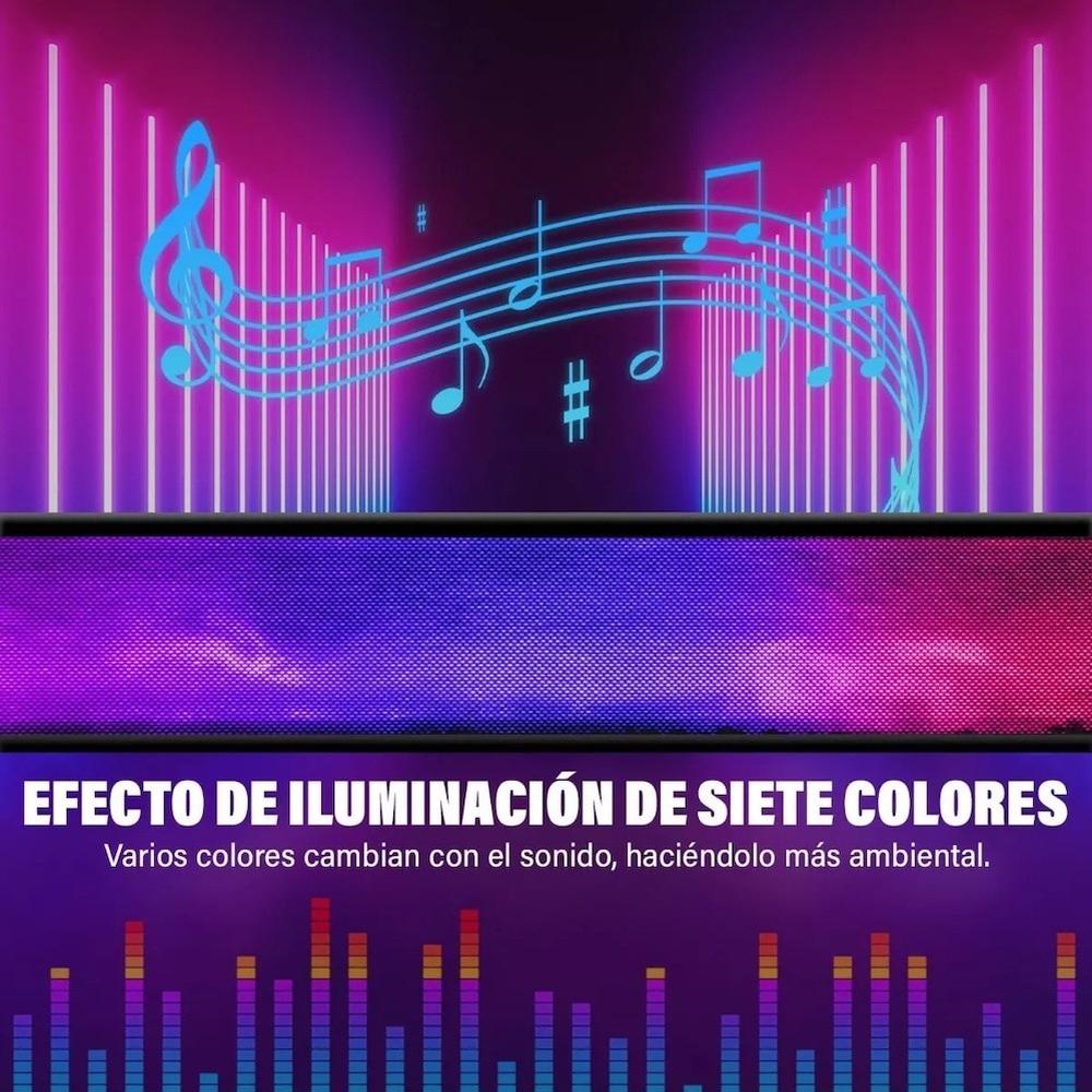 Foto 5 pulgar | Barra De Sonido Con Luces Led Bluetooth Bs-04