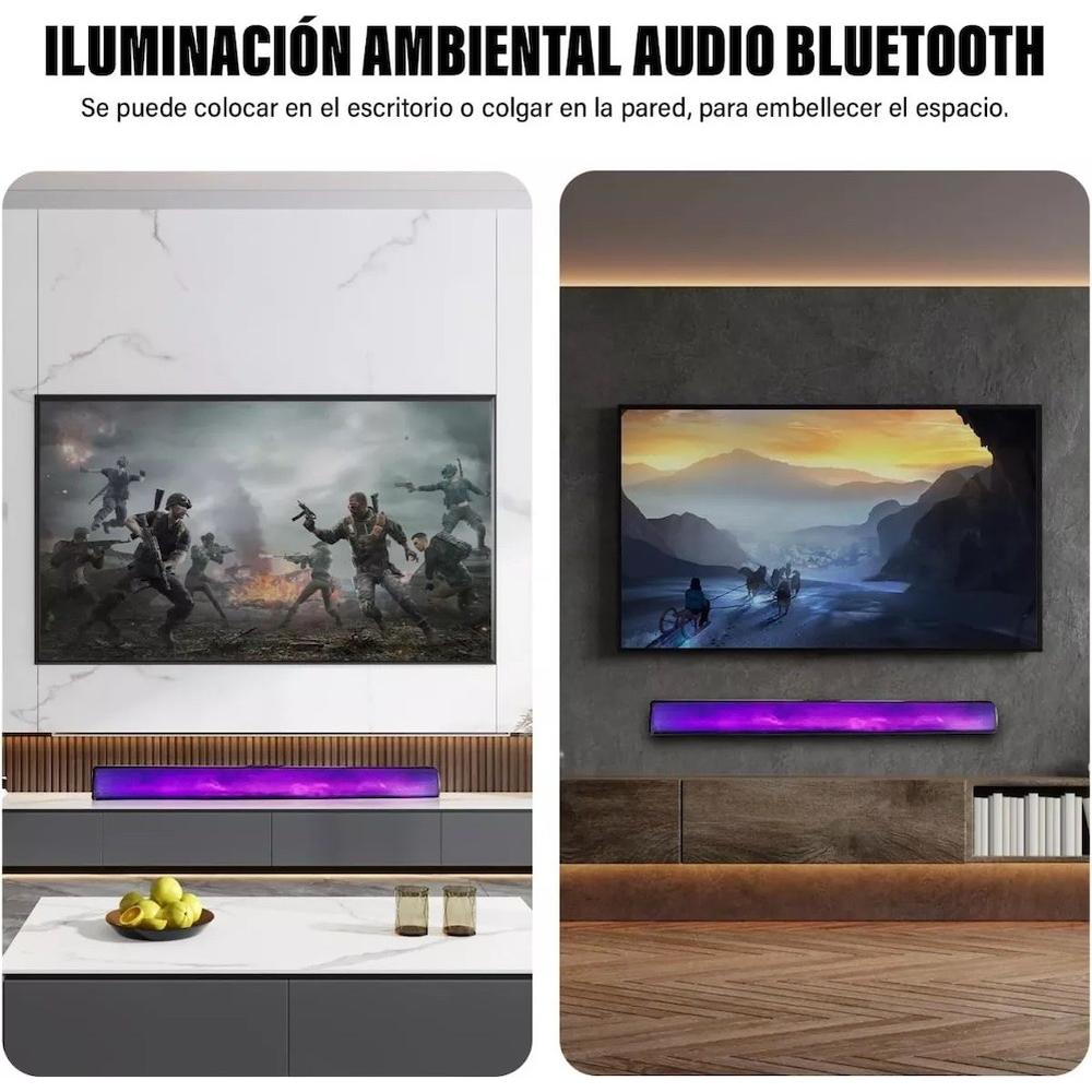 Foto 6 pulgar | Barra De Sonido Con Luces Led Bluetooth Bs-04