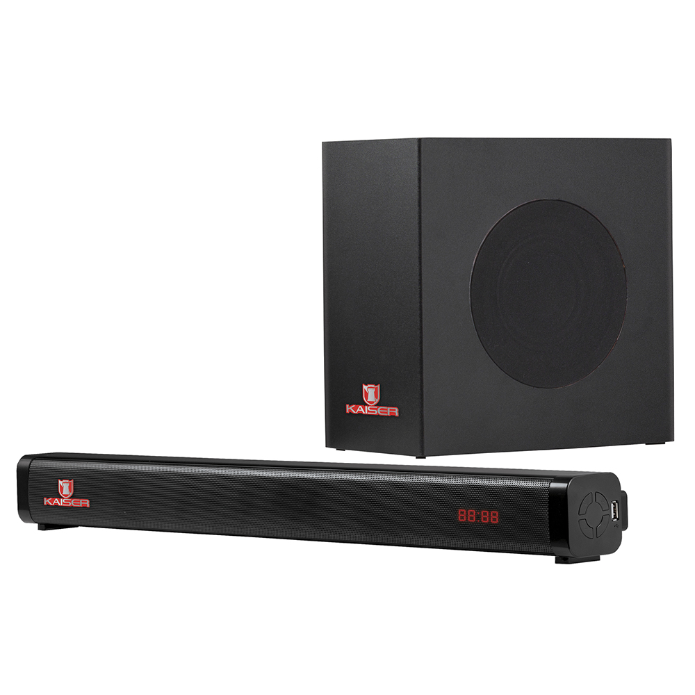 Barra de Sonido Kaiser KBS-3040 con Subwoofer de 4'' y Ecualizador Preajustado de 5 Modos