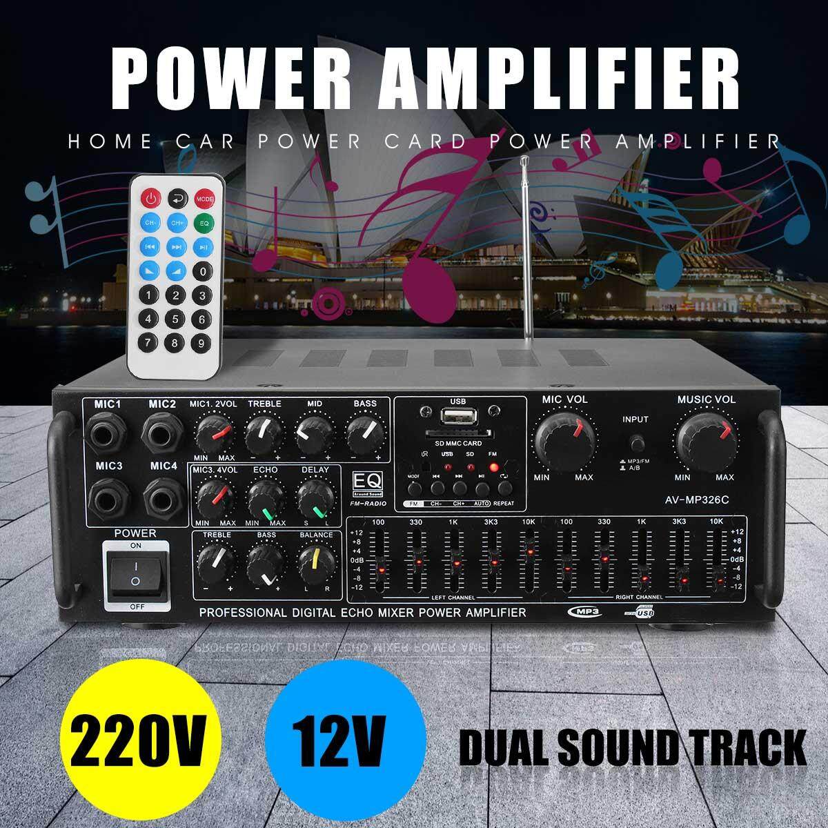 Foto 2 pulgar | Amplificador De Potencia 220v/12v 300w+300w Estéreo De 2 Canales - Venta Internacional.