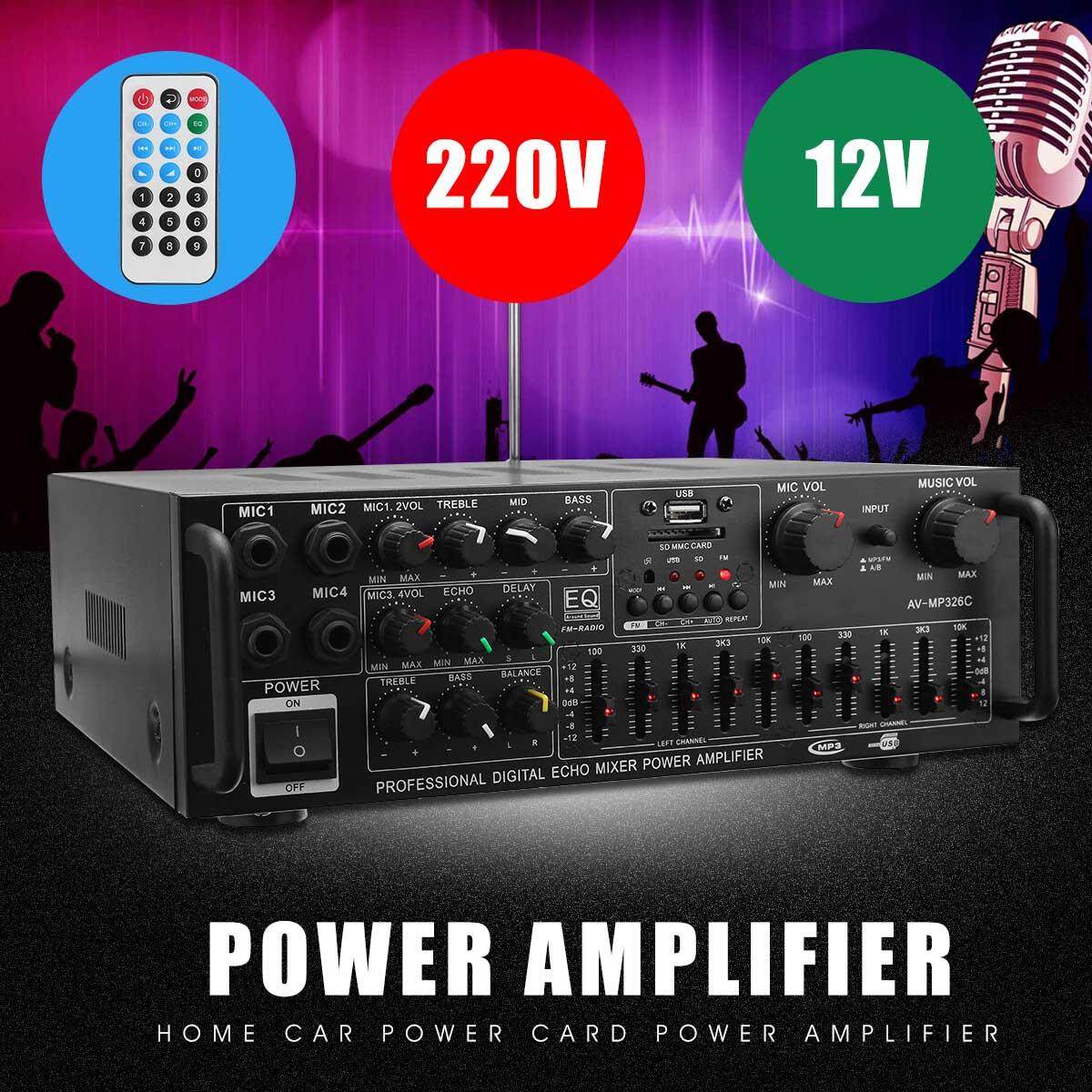 Foto 5 pulgar | Amplificador De Potencia 220v/12v 300w+300w Estéreo De 2 Canales - Venta Internacional.