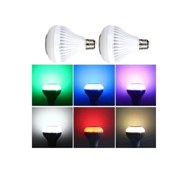 Foto 5 pulgar | Altavoz Bluetooth Con Bombilla Led Rgb Y Mando A Distancia - Venta Internacional.