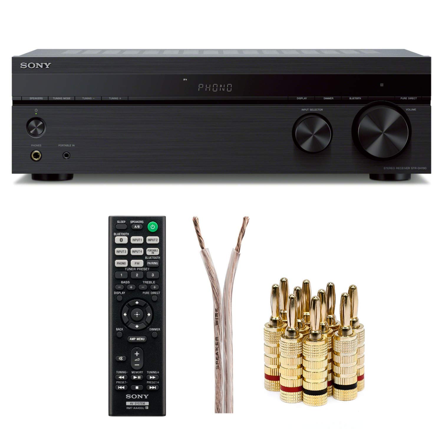 Receptor Estéreo Sony Strdh190 De 2 Canales Con Teléfono Y Bluetooth - Venta Internacional. $8,564
