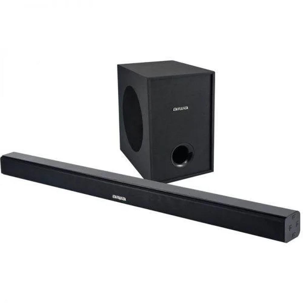 Foto 3 pulgar | Barra de Sonido Aiwa 2.1 Canales con Subwoofer Negro Awsbh1w-w