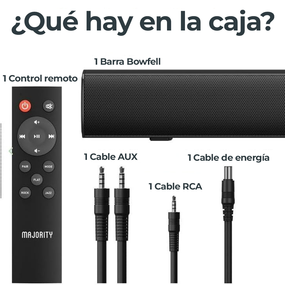 Foto 7 pulgar | Barra de Sonido Majority 2 Canales Usb Bowfell