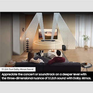 Foto 7 | Barra De Sonido Samsung Hw-q600c De 3.1.2 Canales Con Subwoofer Dolby Atmos - Venta Internacional.