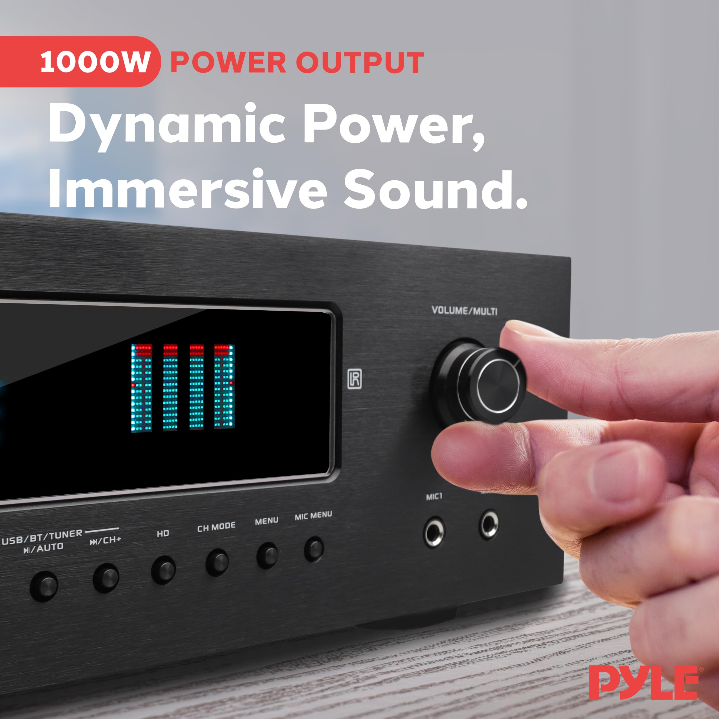 Foto 2 | Sistema De Altavoces Pa Portátil Pyle Phpwa10tb Con 2 Micrófonos Inalámbricos - Venta Internacional.