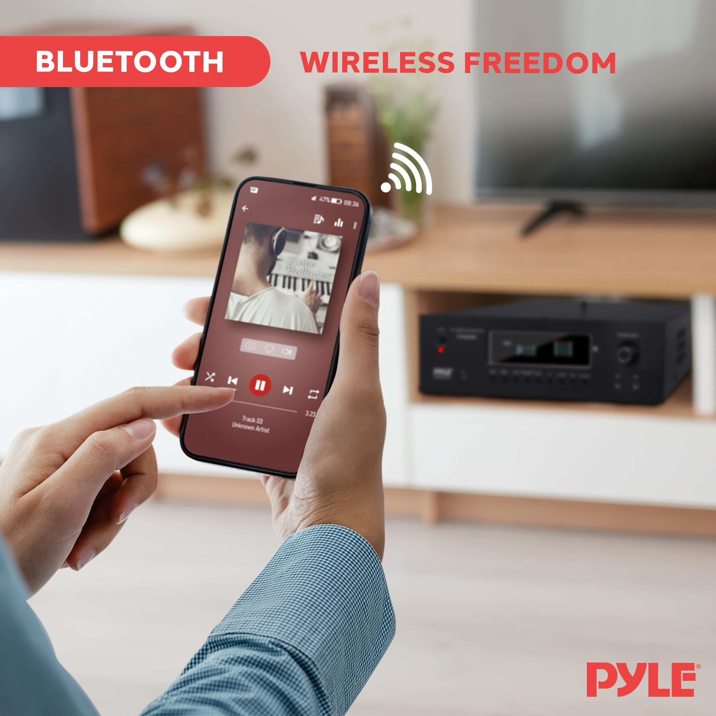 Foto 3 | Sistema De Altavoces Pa Portátil Pyle Phpwa10tb Con 2 Micrófonos Inalámbricos - Venta Internacional.