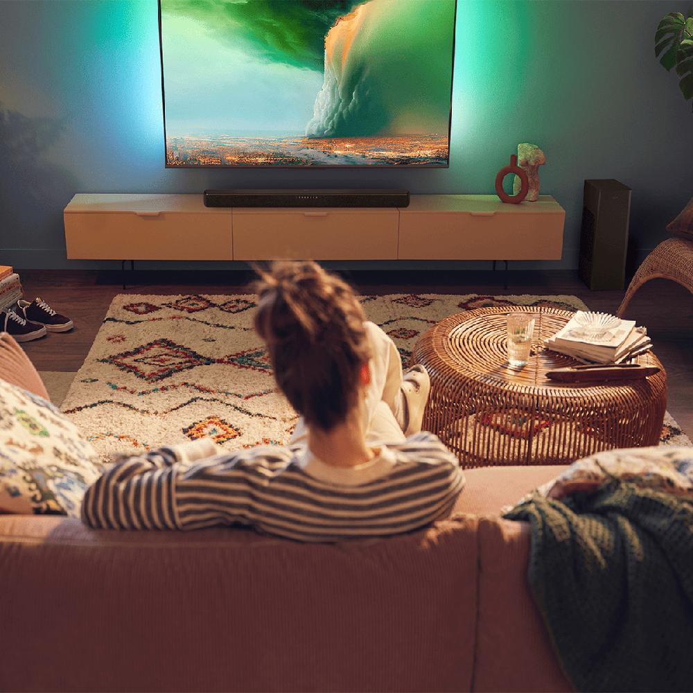 Foto 5 | Barra De Sonido Philips Dolby Atmos Ultra Slim Con Subwoofer Inalámbrico De 2.1 Canales