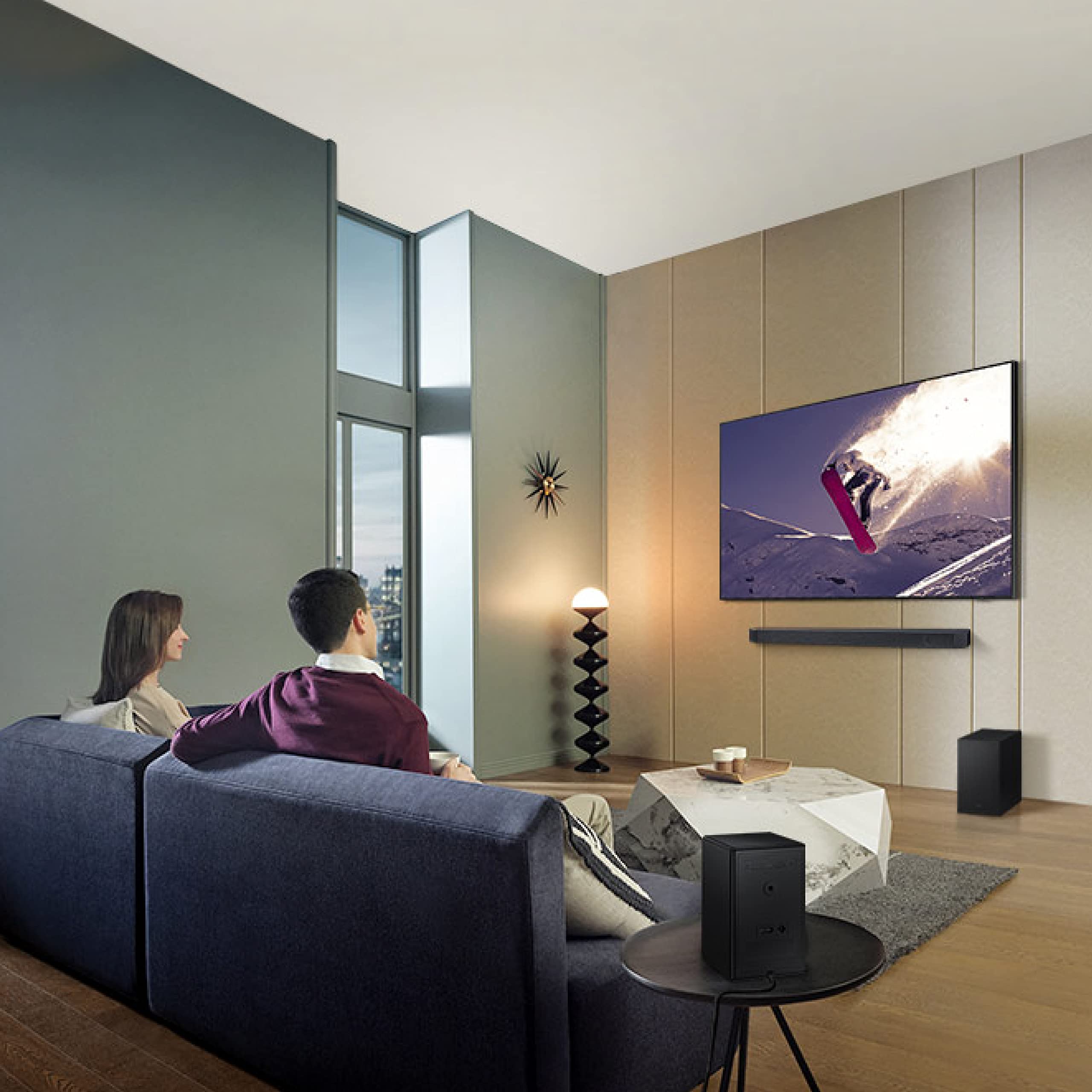 Foto 6 | Barra De Sonido Samsung Hw-q700c 3.1.2 Canales Dolby Audio Inalámbrica Negra - Venta Internacional.
