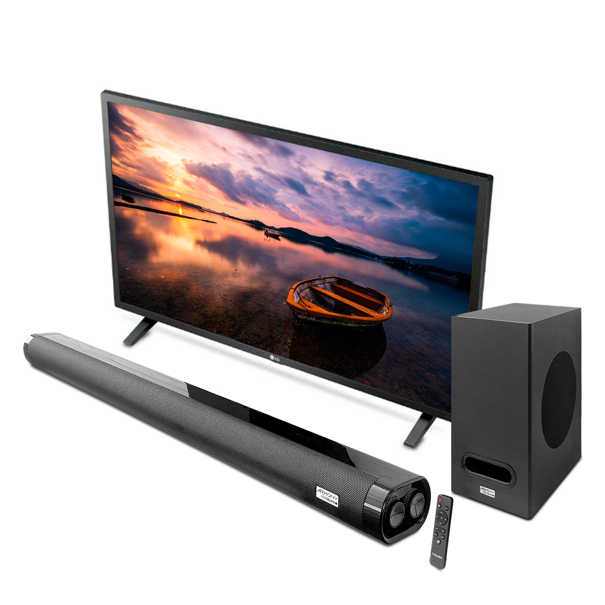 Foto 7 pulgar | Barra De Sonido Profesional Bluetooth Teatro En Casa Rms 380w 6 Vias Subwoofer 6.5 Armony Steelpro Color Negro