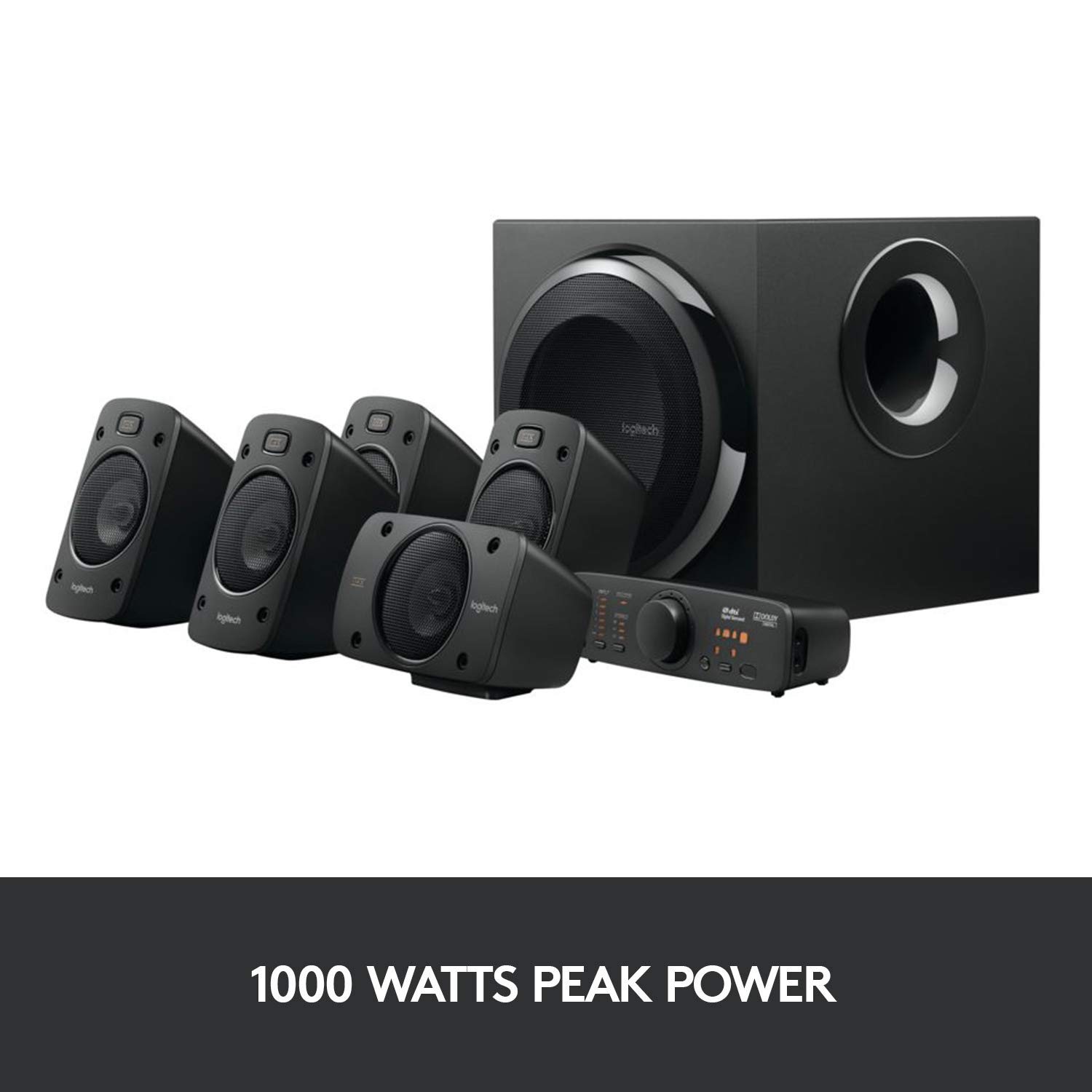 Foto 5 pulgar | Sistema De Altavoces Logitech Z906 5.1 Surround Sound - Negro - Venta Internacional.
