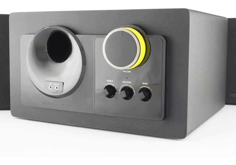 Foto 3 pulgar | Home Theater Thonet & Vander Grub Bt 2.1 Bluetooth  Subwoofer  Madera Hdaa – Negro