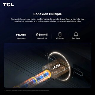 Foto 3 | Barra De Sonido Tcl S55h Super Bass 2.1ch Pro Dolby Atmos Ia