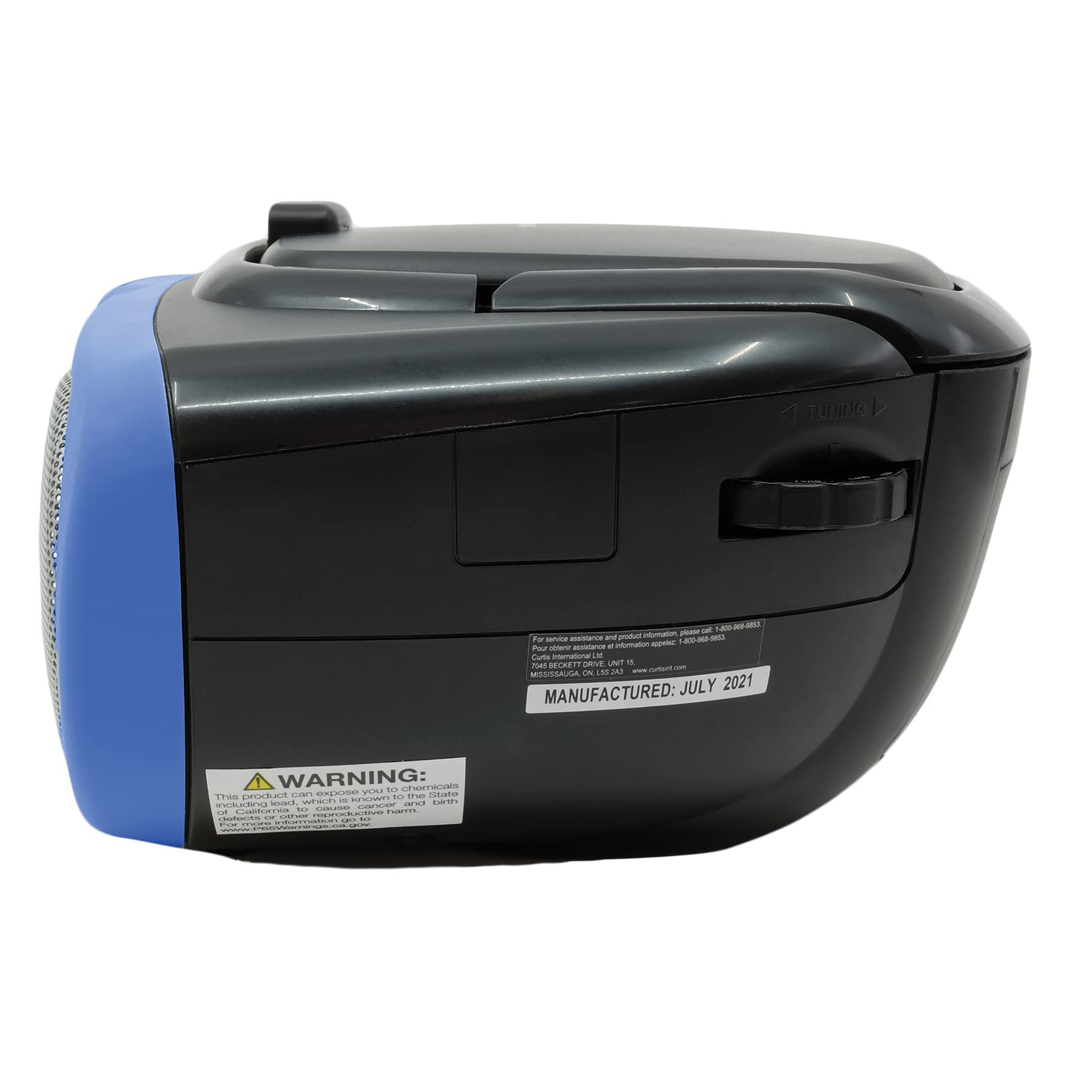 Foto 8 pulgar | Caja Portátil De Cd Proscan Prcd243m-blue 2.4w Rms Blue - Venta Internacional.