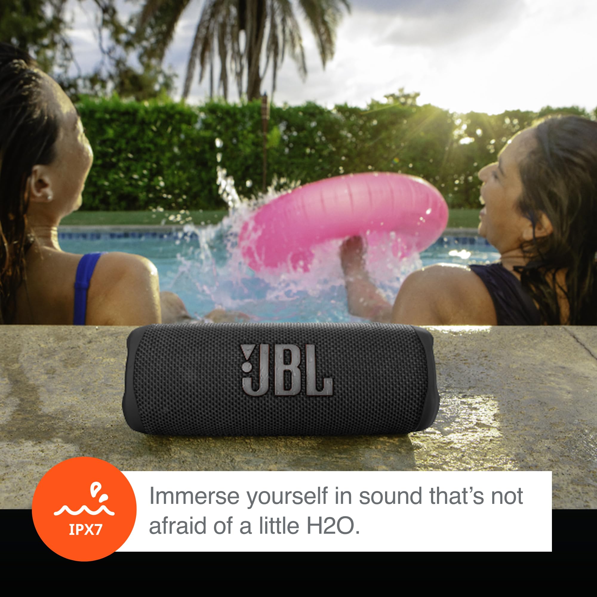 Foto 6 pulgar | Altavoz Jbl Flip 6 Verde Con Cable Usb-c Trenzado De Case Logic - Venta Internacional.
