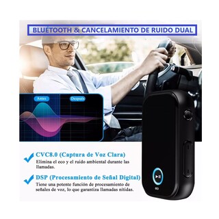 Foto 2 | Receptor Y Transmisor Bluetooth V5.0 De Audio Eo Safe Imports Esi-4282-1 Negro